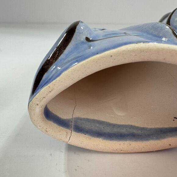 Tonala Mexican Pottery Nativity Blue 4 Piece Set Christmas Holy Family - Picture 11 of 13